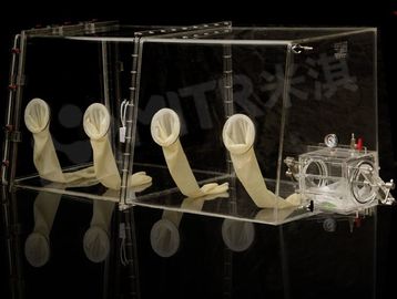 Van de Handschoendoos van de douanegrootte Transparante het Type B 4 Handschoenhaven met Machtsstrook