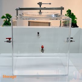 10mm van de de Handschoendoos van het Diktelaboratorium de Acrylcontainer voor Materiële Opslag