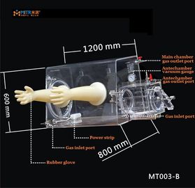 Glasheldere UV de Handschoendoos van het Weerstandslaboratorium voor het Elektrische Materiële Testen mt003-B