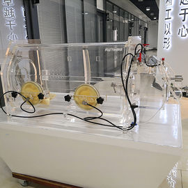 Van het de Doos Inerte Gas van de laboratorium het Vacuümhandschoen Beschermende Hoge de Transparantie Lange Gebruikende Leven