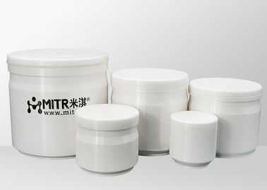 50ml van de Molenkruiken van de zirconiumdioxyde het Ceramische Bal Facultatieve Volume die Witte Kleur malen