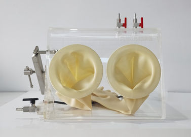 Klein Groottehoogtepunt - bekijk de Doos van de Laboratoriumhandschoen met Stikstof/Argon/Helium